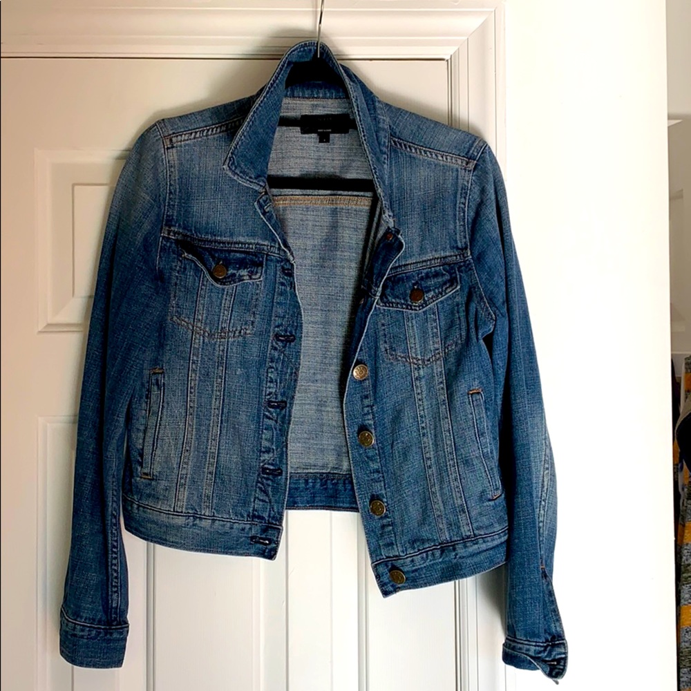 J Crew Crop Jean Jacket